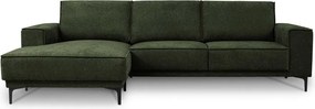Зелен шенилов ъглов диван (ляв ъгъл) Copenhagen – Scandic