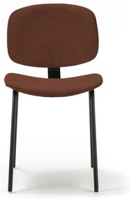 Трапезни столове в цвят бордо в комплект от 2 броя Arus - Marckeric