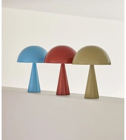 Светлосиня настолна лампа (височина 33 cm) Mush – Hübsch