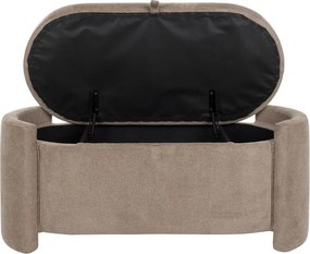 Светлокафява пейка Miro – White Label