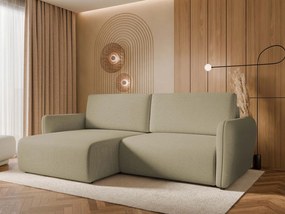 Ъглов Диван Гоя Слим-Тъмно Бежов