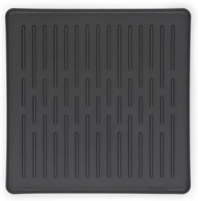 Тъмносива метална двуетажна тавичка за оттичане 37x33 cm – Brabantia