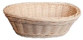 Водоустойчив панер PVC елипса натурал 23,5x15xH7см GCC-(672006N-OV)