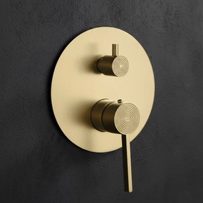 Душ система за вграждане Rea Foster Brush Gold