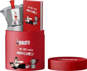 Bialetti - Сет кафеварка Moka Express за 3 кафета, бележник