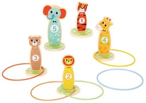 Tooky toy  -  Дървена игра с рингове TF401