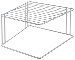 Стоманен допълнителен рафт в сребрист цвят 25x25 cm Boxe – Metaltex