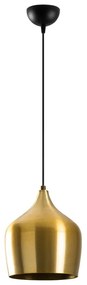 Висящо осветително тяло в златисто с метален абажур ø 22 cm Dodo – Opviq lights