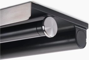 Стенен пластмасов държач за кухненска хартия в сребрист цвят RollGrip – Joseph Joseph