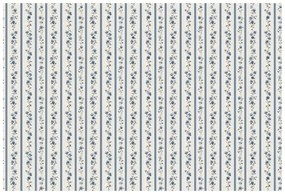 Фототапет – Сини цветя на ивици