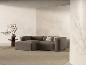 Кафяв ъглов диван (ляв ъгъл) Bergamo – Cosmopolitan Design