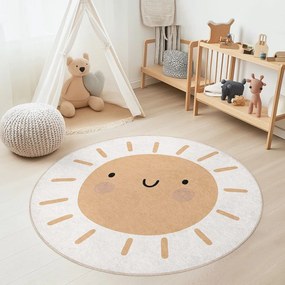 Детски килим подходящ за пране ø120 cm Sunny World – Mila Home