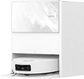 Прахосмукачка робот Dreame Aqua 10 Ultra Track Complete RLR81CE-1-WH, 25000 Pa, 200 мин, 3.5/4 л, VersaLift DToF+OmniSight, AI камери, Гласово управление, Автоматизация, Бял
