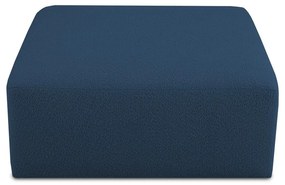 Тъмносин модулен диван от букле Roxy – Scandic