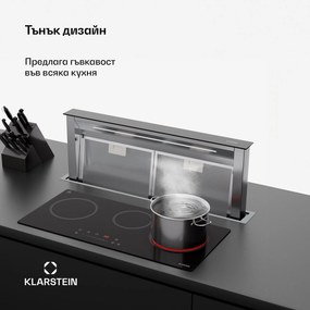 Klarstein CeramEase Slim VTC плот, стъклокерамика, 3 нагреваеми зони, 5,2 kW, сензорен, таймер