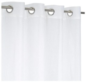 Бяла завеса със смес от лен 140x260 cm Fifties – Casa Selección