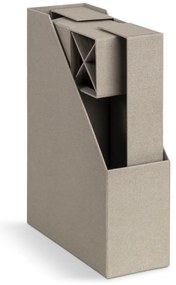 Картонени органайзери в комплект от 4 бр. Hugo Canvas Paper Laminate – Bigso