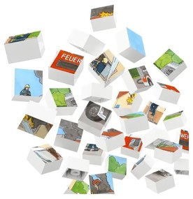 Детски пъзел Пожарна бригада - Hubelino