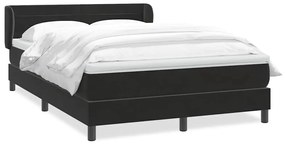 3317615 vidaXL Боксспринг легло с матрак, черно, 160x210 см, кадифе