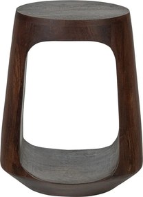 Кръгла странична масичка от масивно манго ø 33 cm Bayo – WOOOD