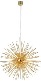 Висяща лампа в златист цвят с метален абажур 72x72 cm Soleil - Markslöjd