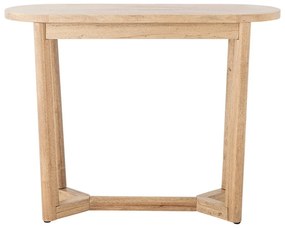 Конзолна маса от масивно каучуково дърво в естествен цвят 35x100 cm Serrone – Bloomingville