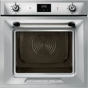Фурна за вграждане Smeg SOP6900TX, 3000W, 68 л, Клас A, 9 функции и 5 нива на готвене, Самопочистване, Таймер, 30-280C, Инокс