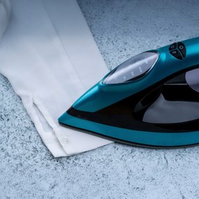 Парогенератор Oliver Voltz OV51052A, 3200W, 1.5 л, 3 настройки на парата, Керамична плоча, LED дисплей, Тюркоаз