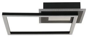 Searchlight 44250BK - LED плафон QUADRATE с възможност за димиране LED/24W/230V 36x36 см