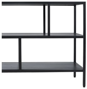 Черна стоманена маса за телевизор 120x55 cm – Ixia