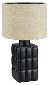 Бежово-черна настолна лампа, височина 42,5 cm Cuscini - Markslöjd