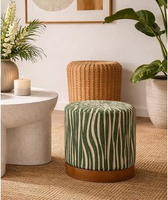 Зелена табуретка Savana – Mauro Ferretti