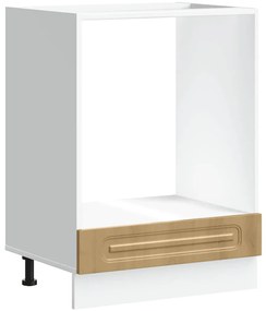853526 vidaXL Шкаф за фурна, Kalmar, дъб артизан, инженерно дърво