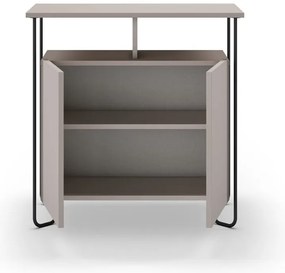 Сиво-бежов шкаф 80x80 cm Dilly - Marckeric