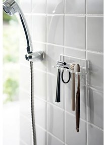 Бял самозалепващ метален държач за четки за зъби Film Hook – YAMAZAKI