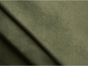 Зелено двойно легло 160x200 cm тапицирано с място за съхранение с включена подматрачна рамка Lemi – Makamii