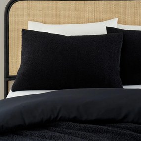 Черно спално бельо за двойно легло 200x200 cm Cosy - Catherine Lansfield