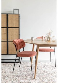 Трапезни столове в цвят сьомга в комплект от 2 броя Jolien - White Label