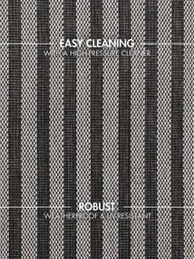 Черен/кремав килим за открито и закрито 120x170 cm Haringey Linley – Ted Baker