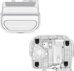 Мобилен климатик Dreo 515S, 1500W, 20-30 м2, 12000 BTU, Охлаждане, Вентилатор, Изсушаване, Гласови команди, LED, Бял