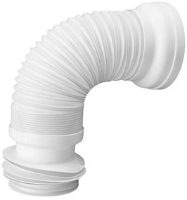 Bruckner - Гъвкав свързващ маркуч за тоалетна чиния 27,5-55 см бял