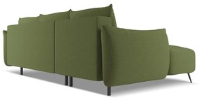 Зелен ъглов диван (ляв ъгъл) Malie – Makamii