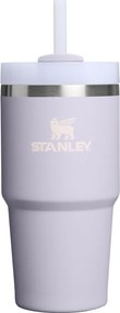 Термос със сламка от неръждаема стомана в цвят лавандула 600 ml Quencher H2.O FlowState™ Tumbler Purple Dust – Stanley