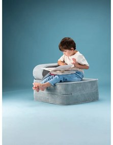 Детски стол от рипсено кадифе в цвят мента Flip – Wigiwama