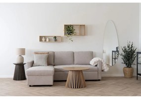 Стенен бамбуков рафт на няколко нива в естествен цвят 70 cm Ember – House Nordic