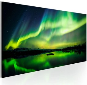 Печат върху платно - Green Sky 120x40