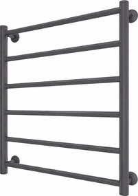 Радиатор-лира за баня INOX FLAT 122W/230V 57x43 cm неръждаема стомана/антрацит