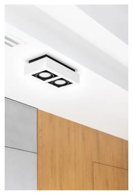 Бяло осветително тяло за таван с метален абажур 34x18,5 cm Loid – GTV