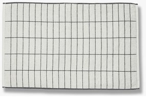 Бяла постелка за баня 50x80 cm Tile Stone - Mette Ditmer Denmark