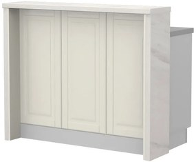 Бар Пейка Toscana-Length: 120 cm-White Marble